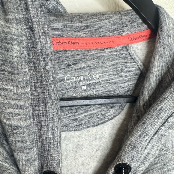 CALVIN KLEIN | Performance |Gray Hooded Sweatshirt - Picture 3 of 6